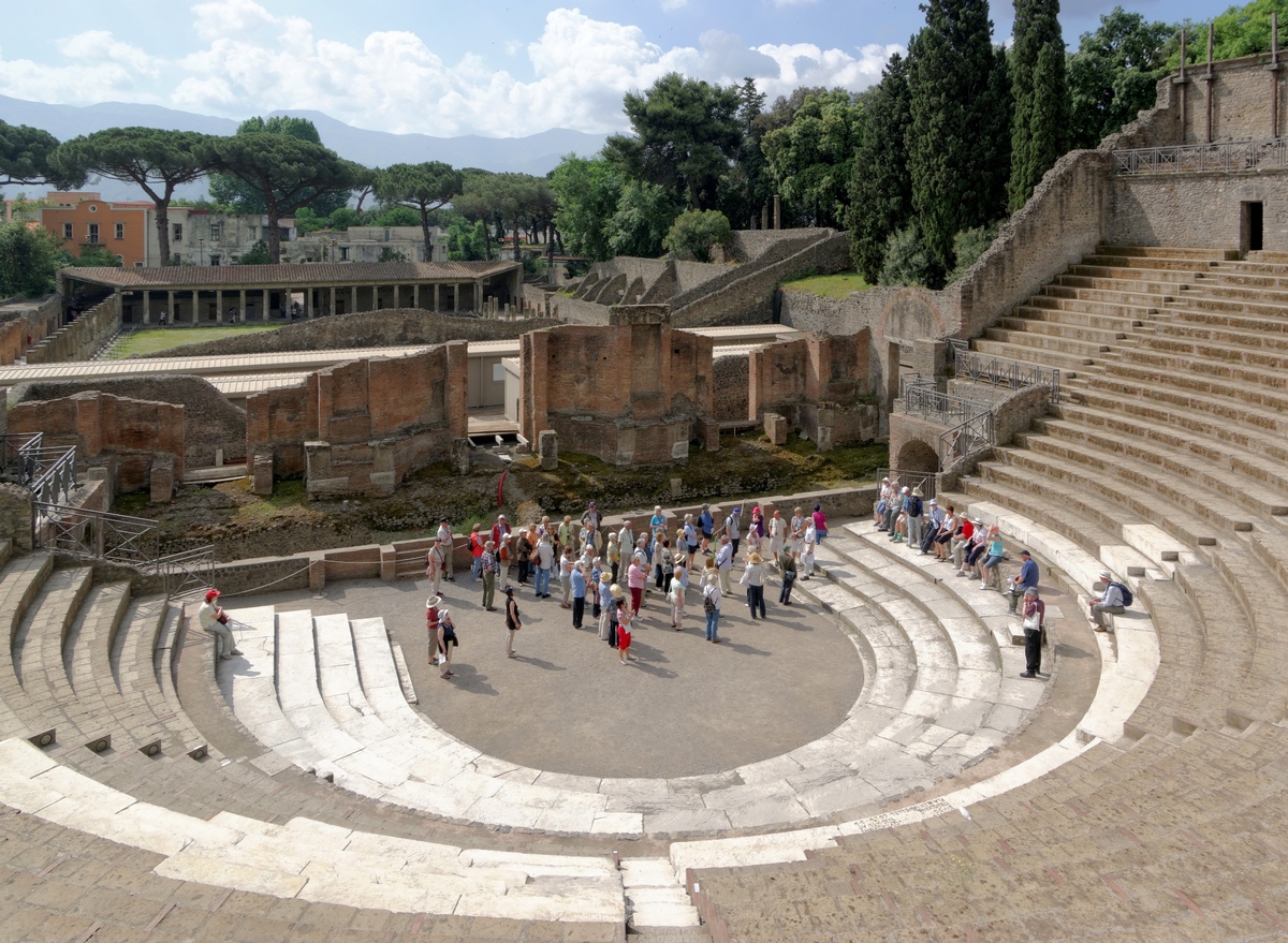 Pompeji - A nagy színház