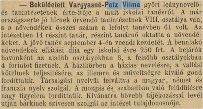 vargyasne-petz-vilma