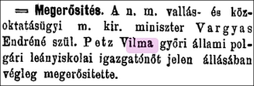 vargyasne-petz-vilma