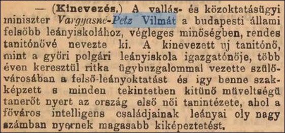 vargyasne-petz-vilma