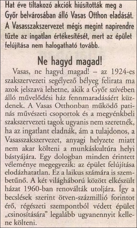 vasas-otthon-gyor