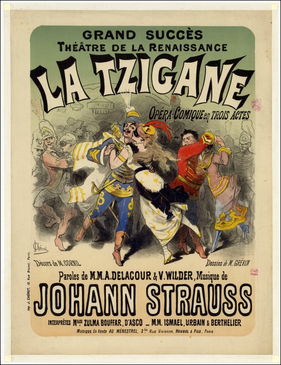 johann-strauss-a-ciganybaro-plakat