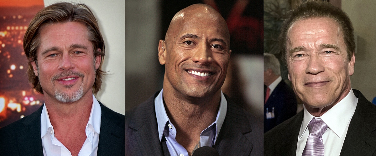 brad-pitt-dwayne-johnson-arnold-schwarzenegger