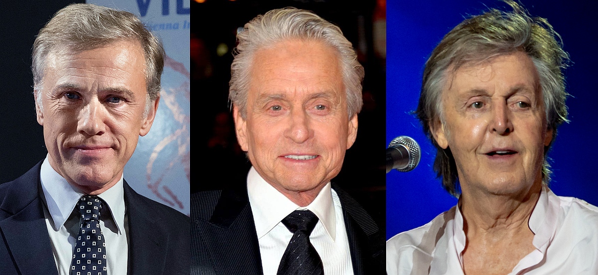 christoph-waltz-michael-douglas-paul-mccartney