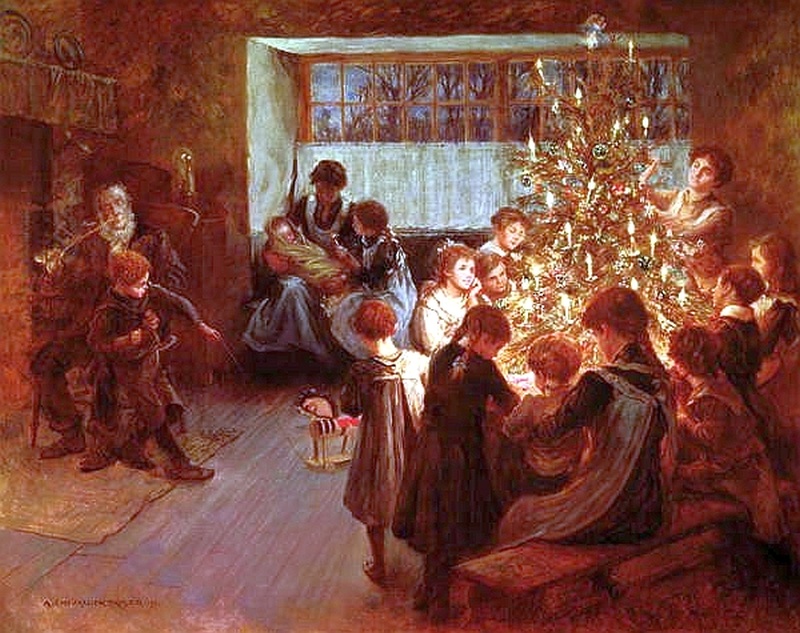 albert-chevallier-tayler-the-christmas-tree