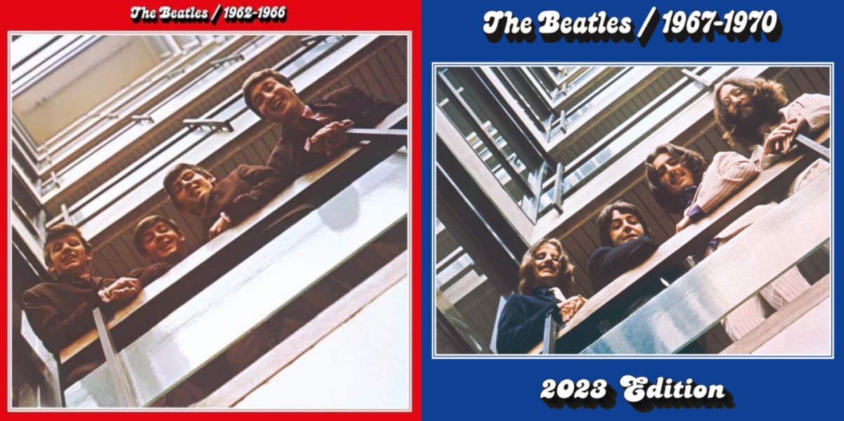 beatles-red-blue-album