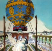 Montgolfier testvérek hőlégballon