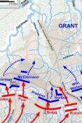 A shilohi csata - térkép