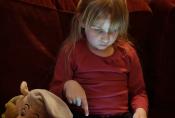 Children read tablet