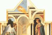 Piero della Francesca Szent Antal szárnyasoltár Angyali üdvözlet