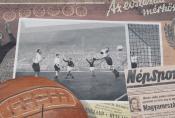Az évszázad labdarúgó-mérkőzése falfestés Budapest