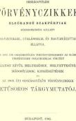 1903-dik évi országgyűlési törvényczikkek