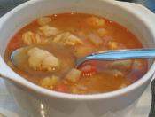Penyigei kötött tészta leves