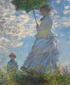 Claude Monet Nő napernyővel