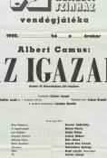 Albert Camus Az igazak plakát