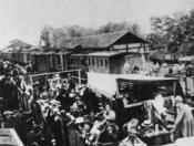 Erdélyi menekültek Győrött, 1916