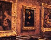 Louis Beroud Mona Lisa au Louvre