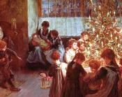 Albert Chevallier Tayler The Christmas Tree