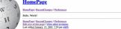 Wikipedia English first page