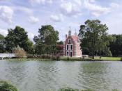 Hollandi-ház a kert felől