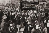 Nők tüntetése Petrogradban 1917