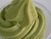 Green tea ice cream