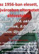 Emlékezés 1956 Győr Újváros