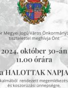 Halottak napja Győr 2024