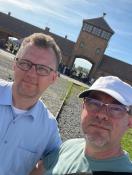 Szalay Balázs és Vódli Zsolt, Auschwitz-Birkenau (2024. április)