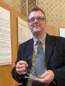Szalay Balázs (2025. április 16., győri zsinagóga – Szilágyi Tessza képe)